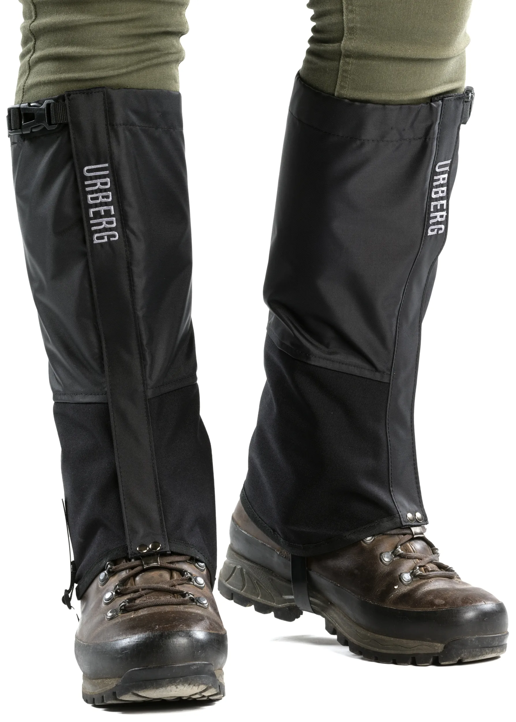 Urberg Unisex Outdoor Gaiters Black