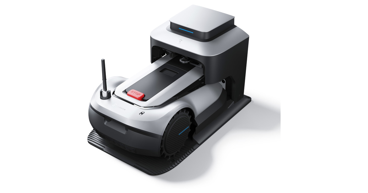 ECOVACSGOAT G1-2000 Robotgrasmaaier robotmaaier  (Wit/zwart, Incl. Basisstation, WiFi, Bluetooth)