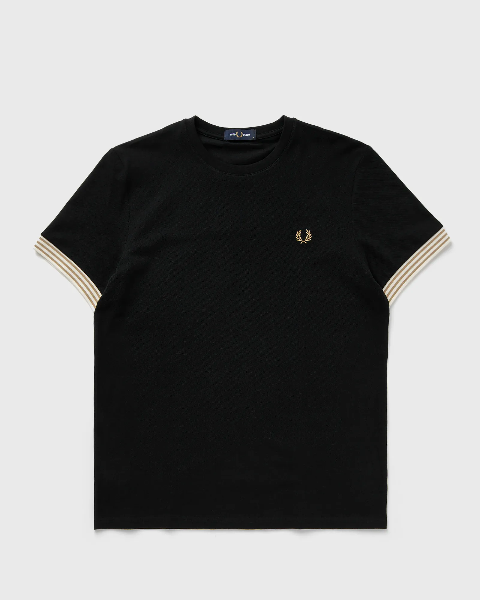 Fred Perry Striped Cuff T-Shirt