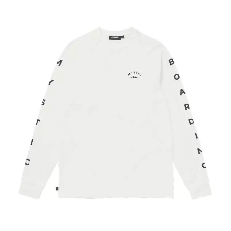 Tee shirt MYSTIC Bolt L/S Tee Off White