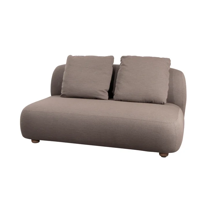 Cane-Line - Capture 2-Sitzer Sofamodul, taupe