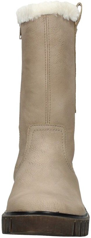 Rieker Enkellaarsjes Plat beige