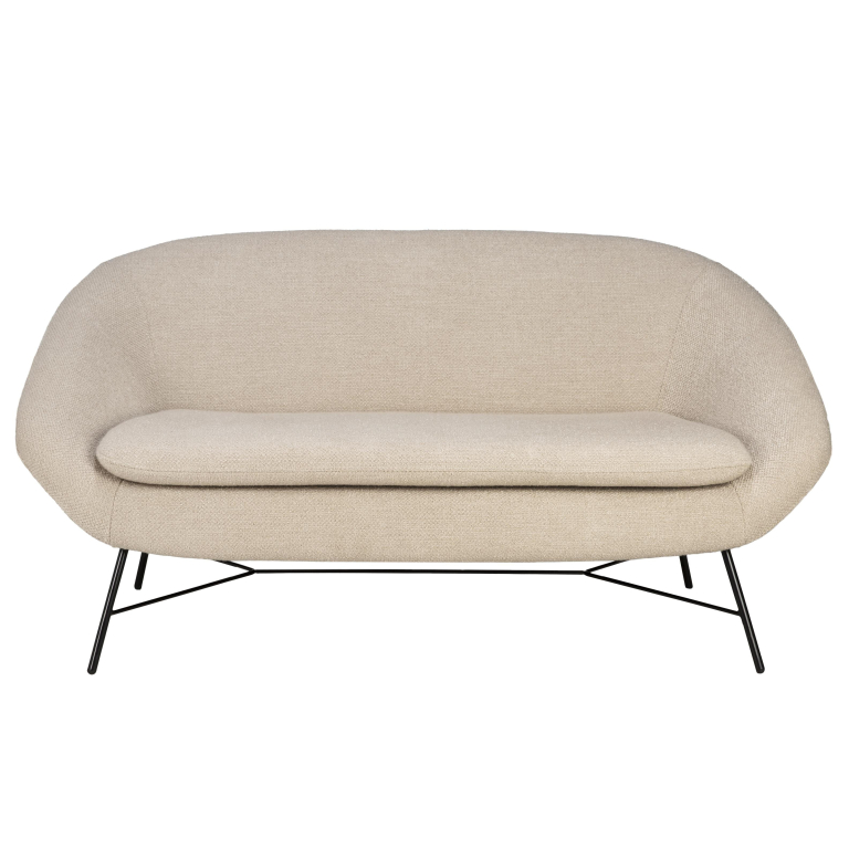 Ethnicraft Barrow bank 2-zits Off White