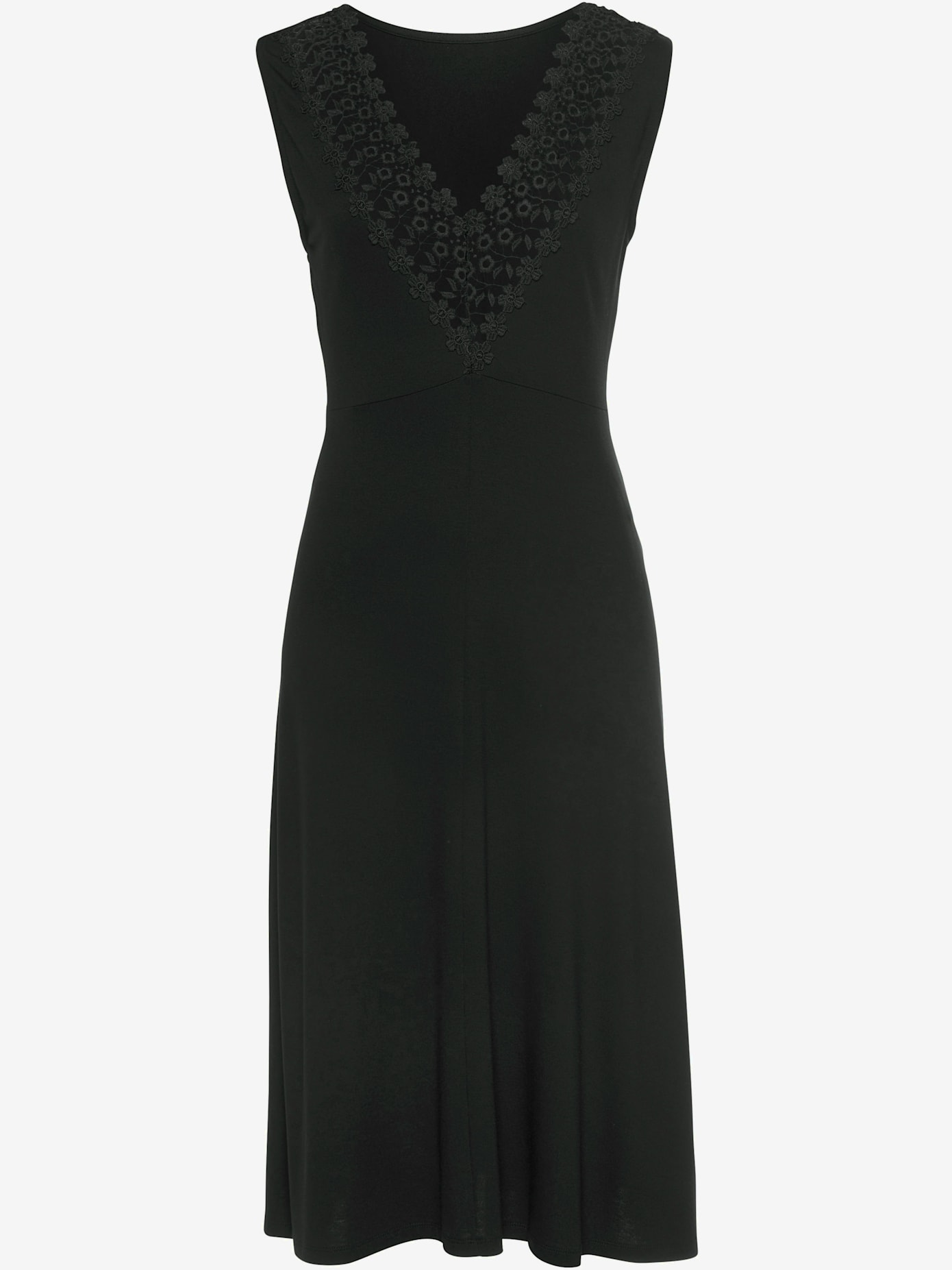 Robe en jersey encolure ronde