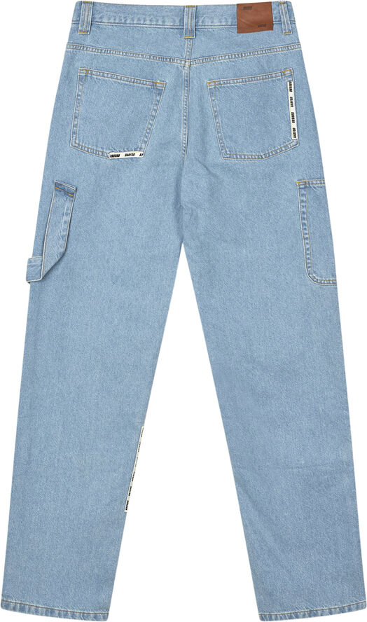 Barfod Janitor'' Logo Tape Cargo Jean Light blue