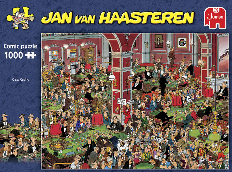 Jan Van Haasteren puslespil JvH Crazy Casino