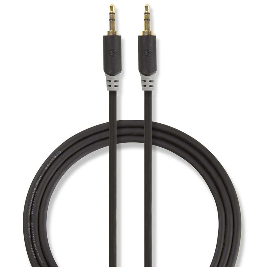 NEDIS Câble Audio Stéréo Jack 3.5 mm - 1 mètre