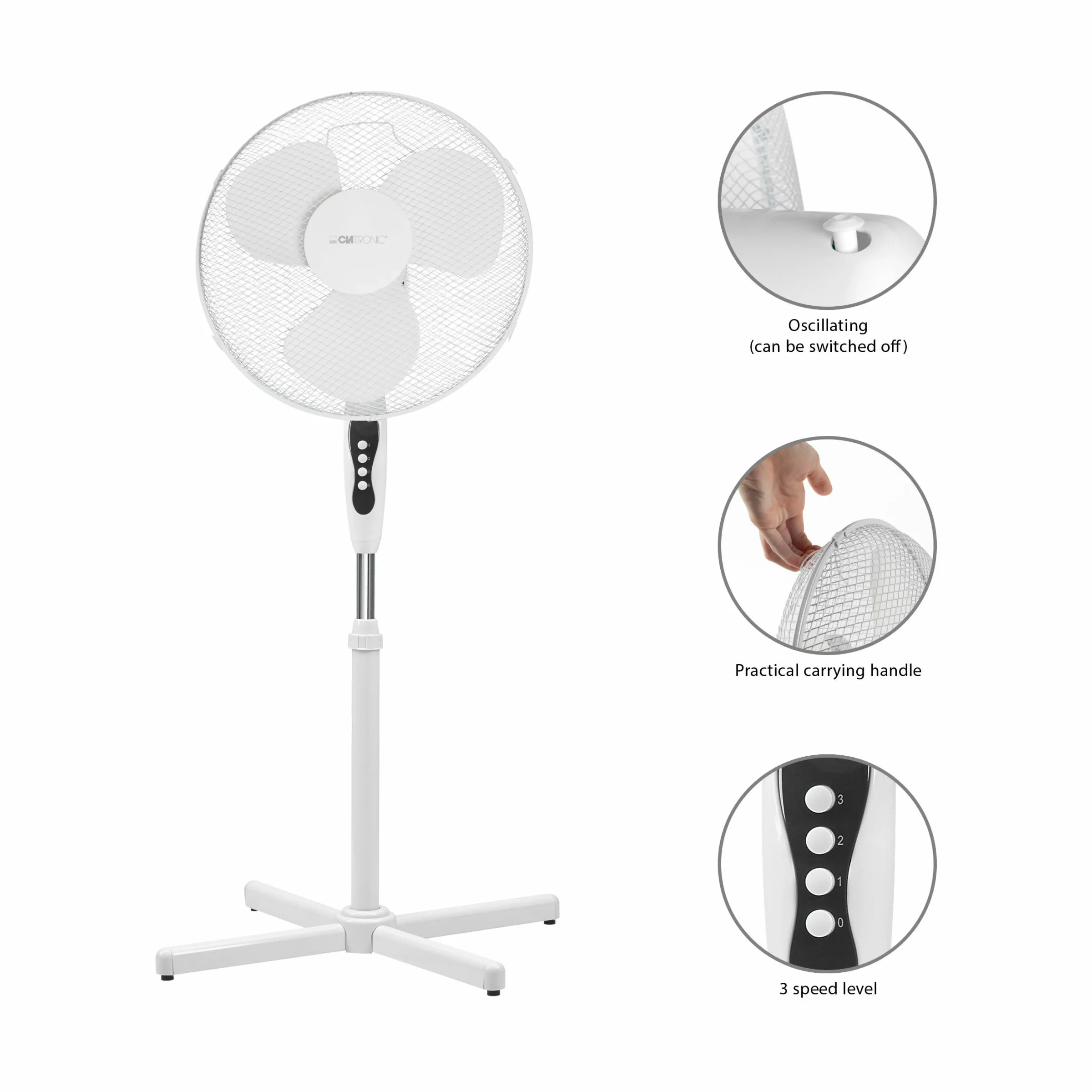 Clatronic Gulvventilator