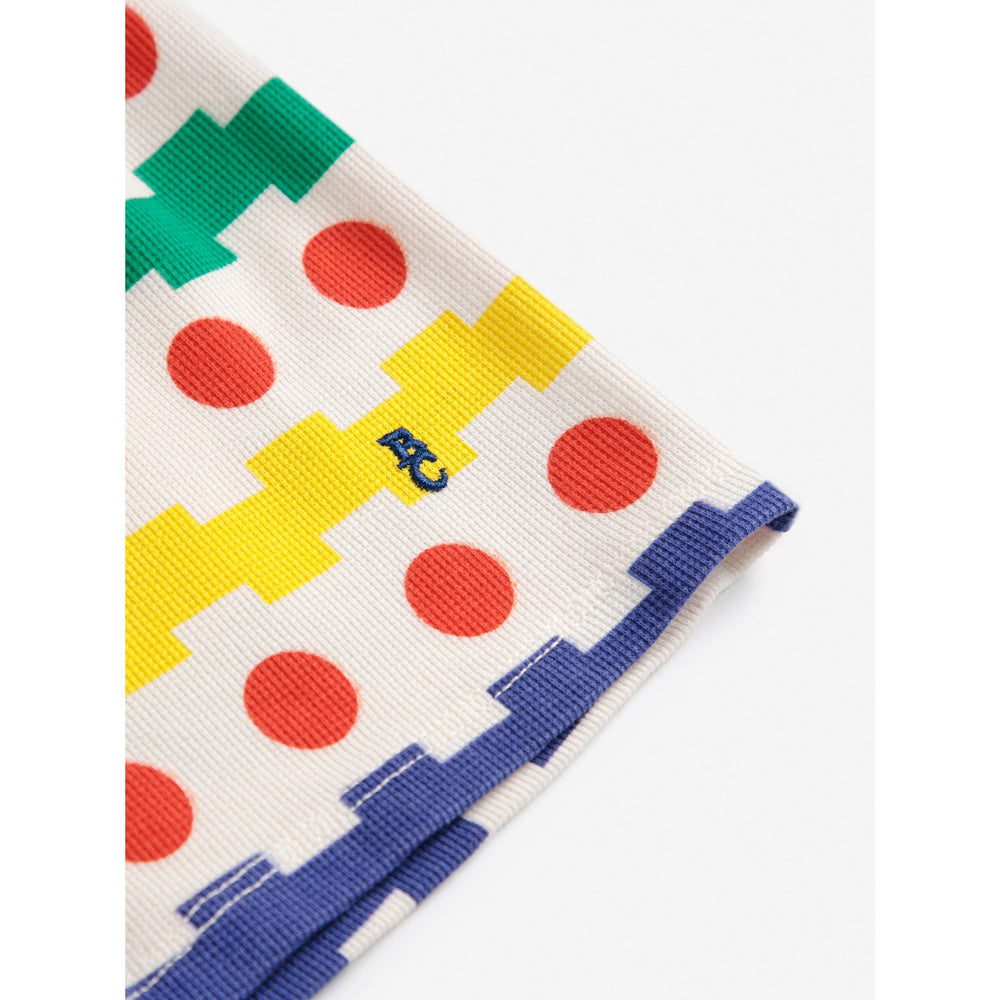Køb Bobo Choses Offwhite Geometric All Over Waffle Shorts