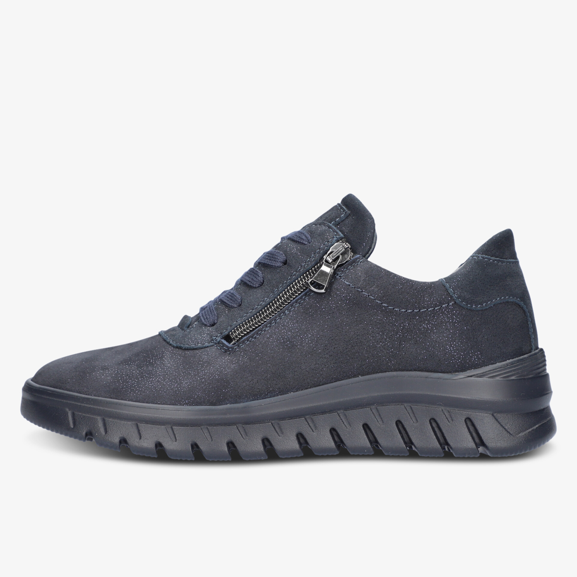 waldläufer Damen Halbschuhe blau