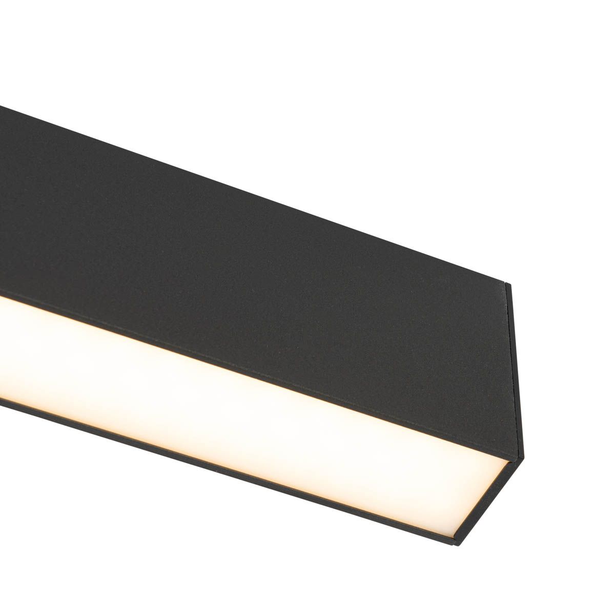Plafondlamp zwart incl. LED 3-staps dimbaar 2700-4000K met dipswitch - Keane