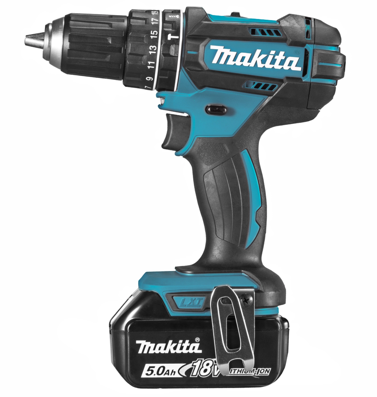 Makita DHP482RTJ 18V Li-Ion accu klopboor- /schroefmachine set (2x 5.0Ah accu) in Mbox
