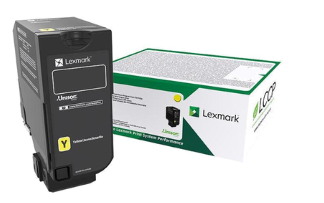 Toner 75B20Y0 Yellow<br>Toner, Yellow