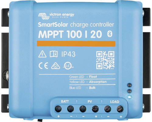 Victron SmartSolar Laadregelaar MPPT 100/20 met geïntegreerde Bluetooth (tot 48 V)