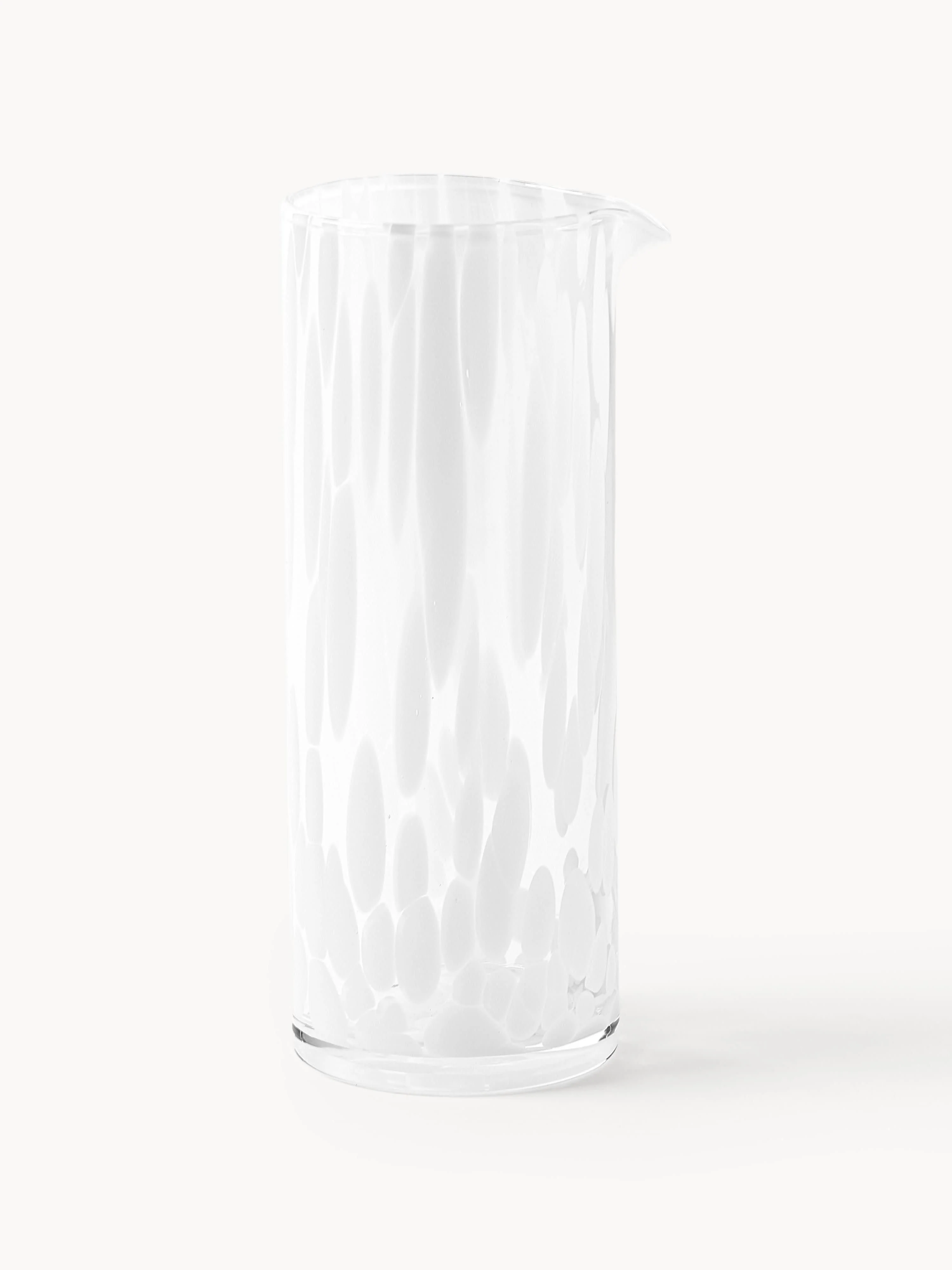 Handgemaakte gespikkelde glazen karaf Oakley, 1,1 L