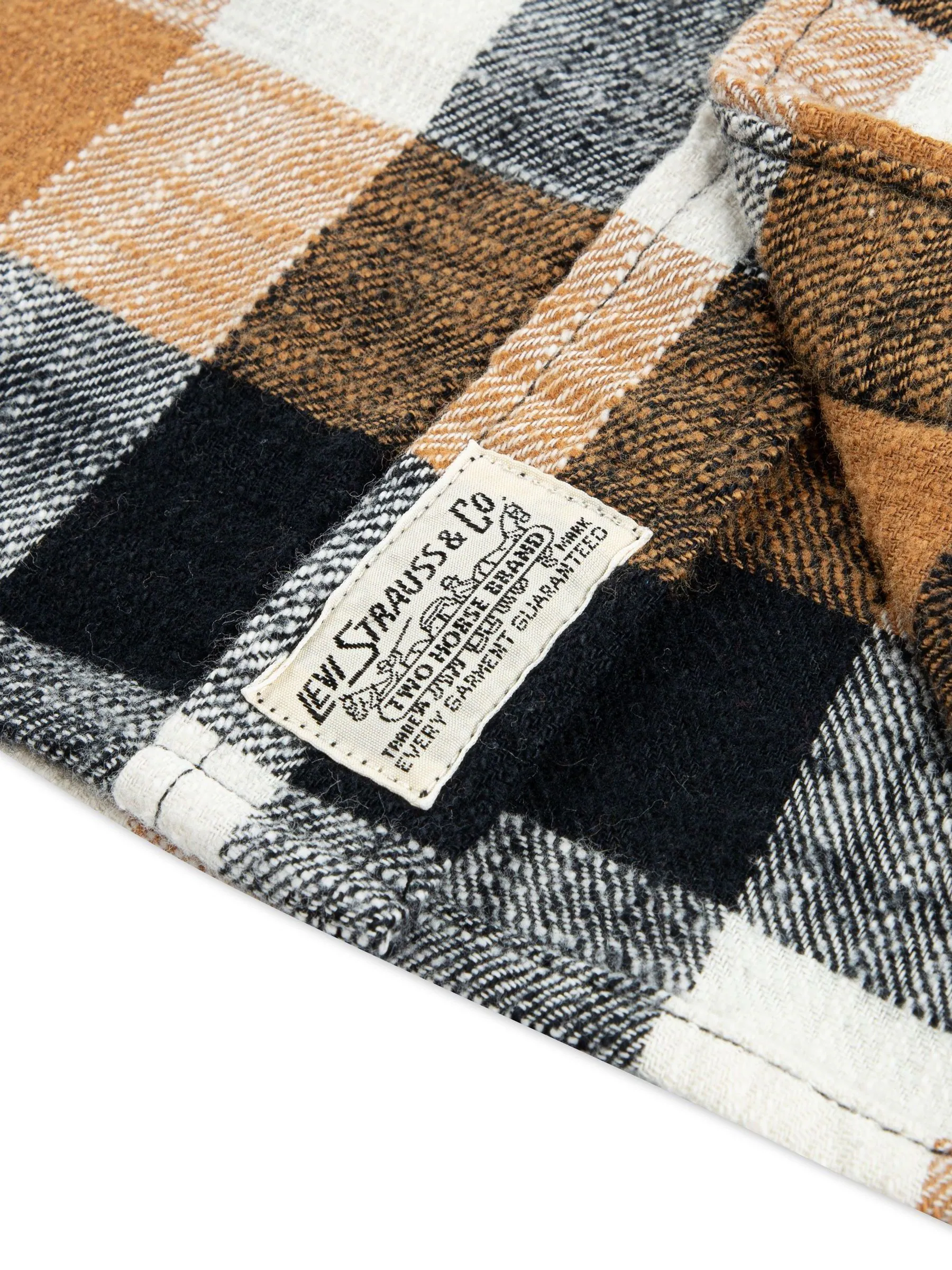 Zwart - Levi's® Logo Buffalo Check Flannel Shirt