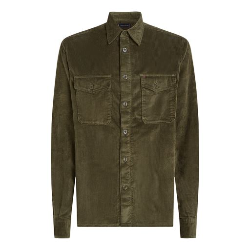 Tommy Hilfiger Corduroy Overshirt, Army Green, S