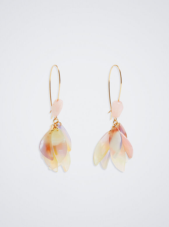 Brincos com Pedra Semipreciosa - Multicoloridos