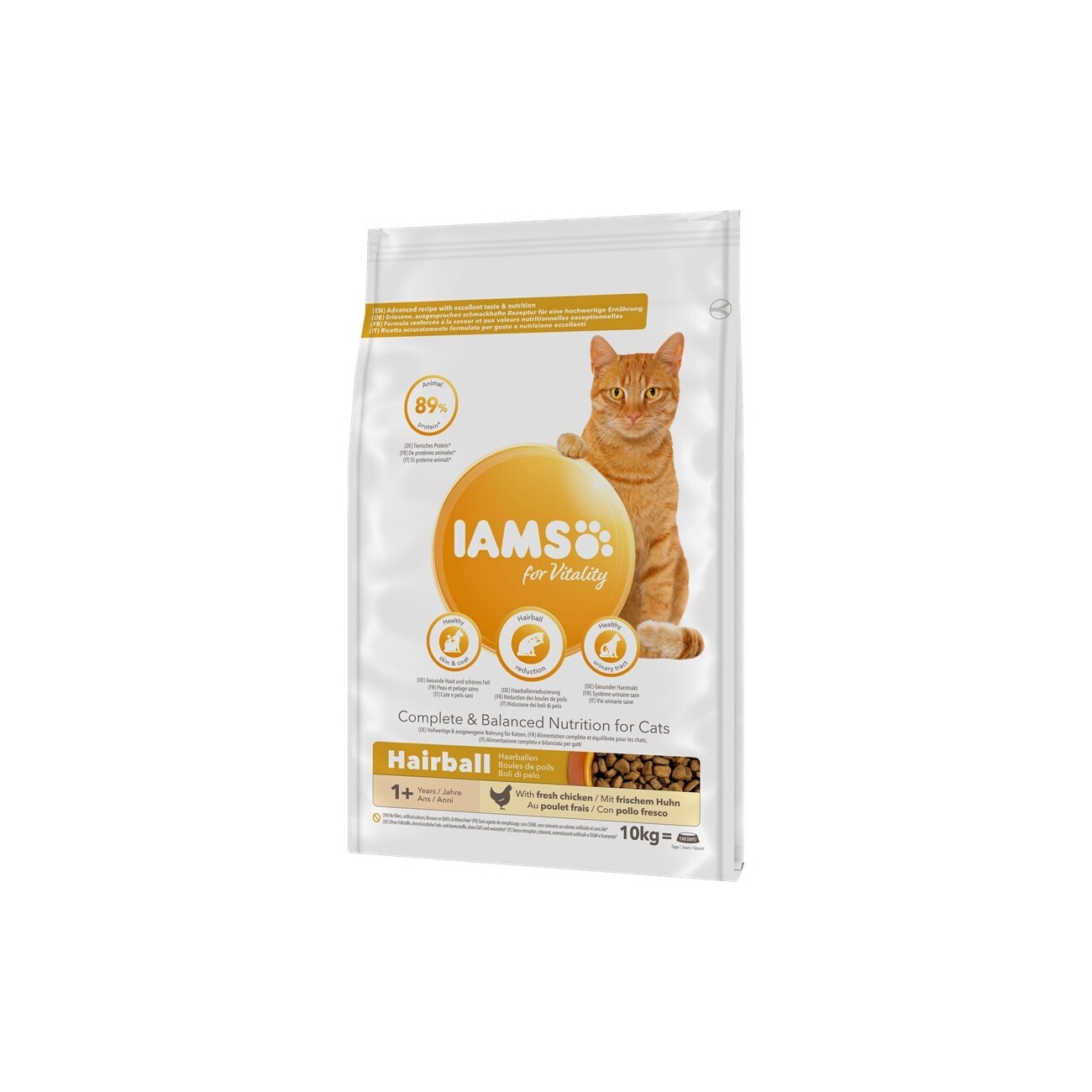 IAMS Vitality Adult Hairball Huhn 10 kg