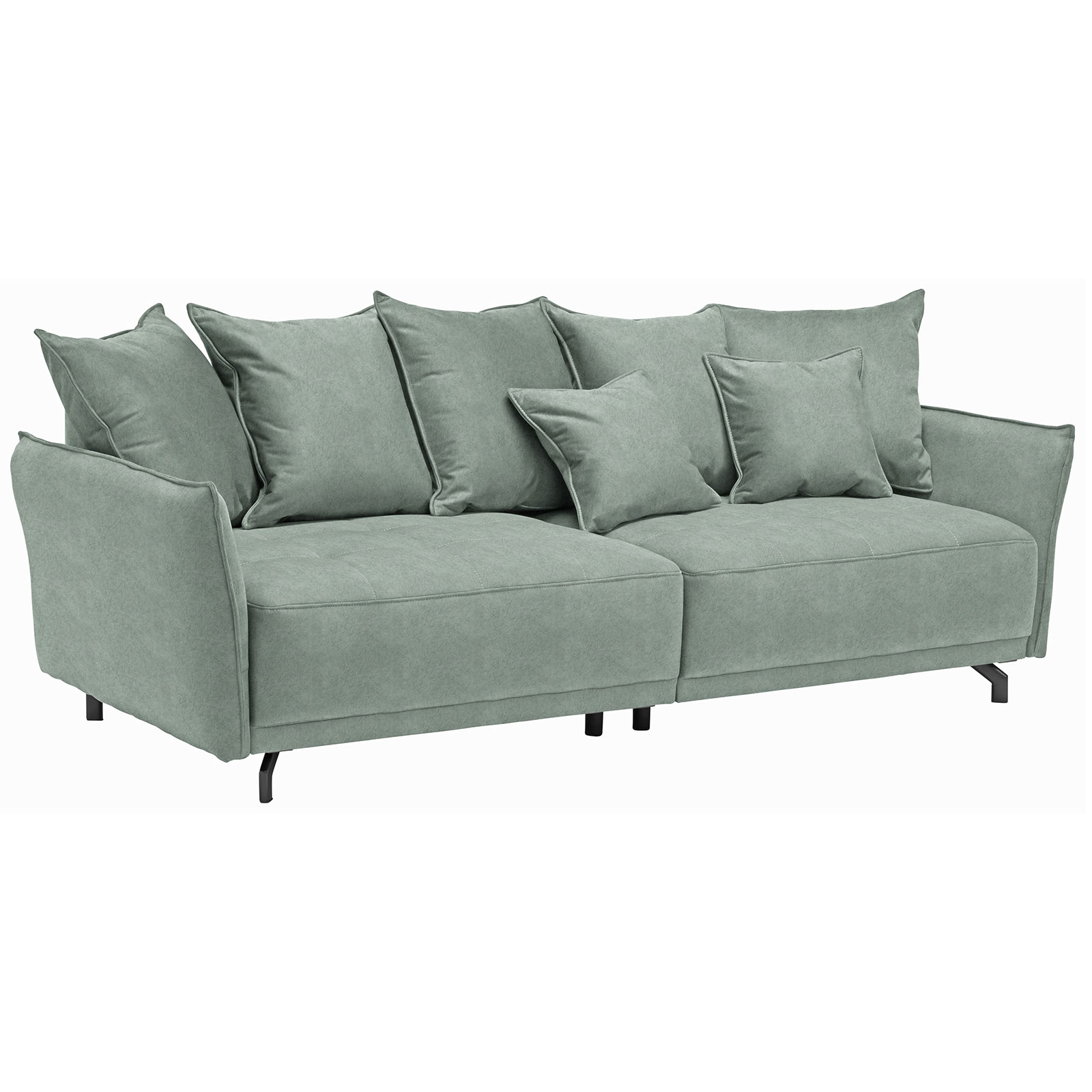 Big Sofa - mint - Samt