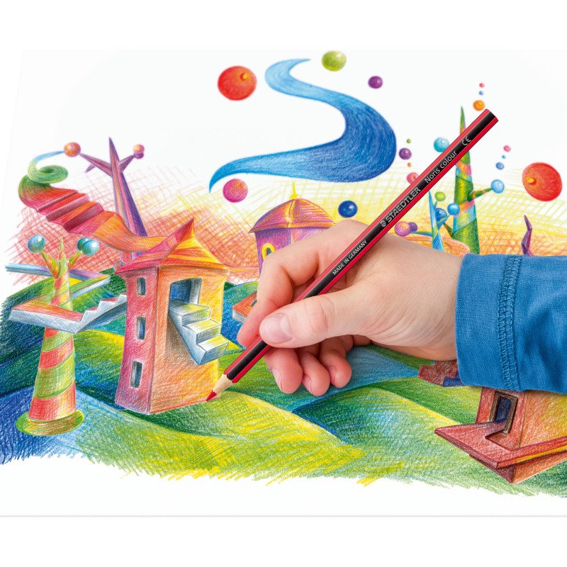 Pack de 10 crayons de couleur Staedtler Noris® colour 185 + 2 offerts
