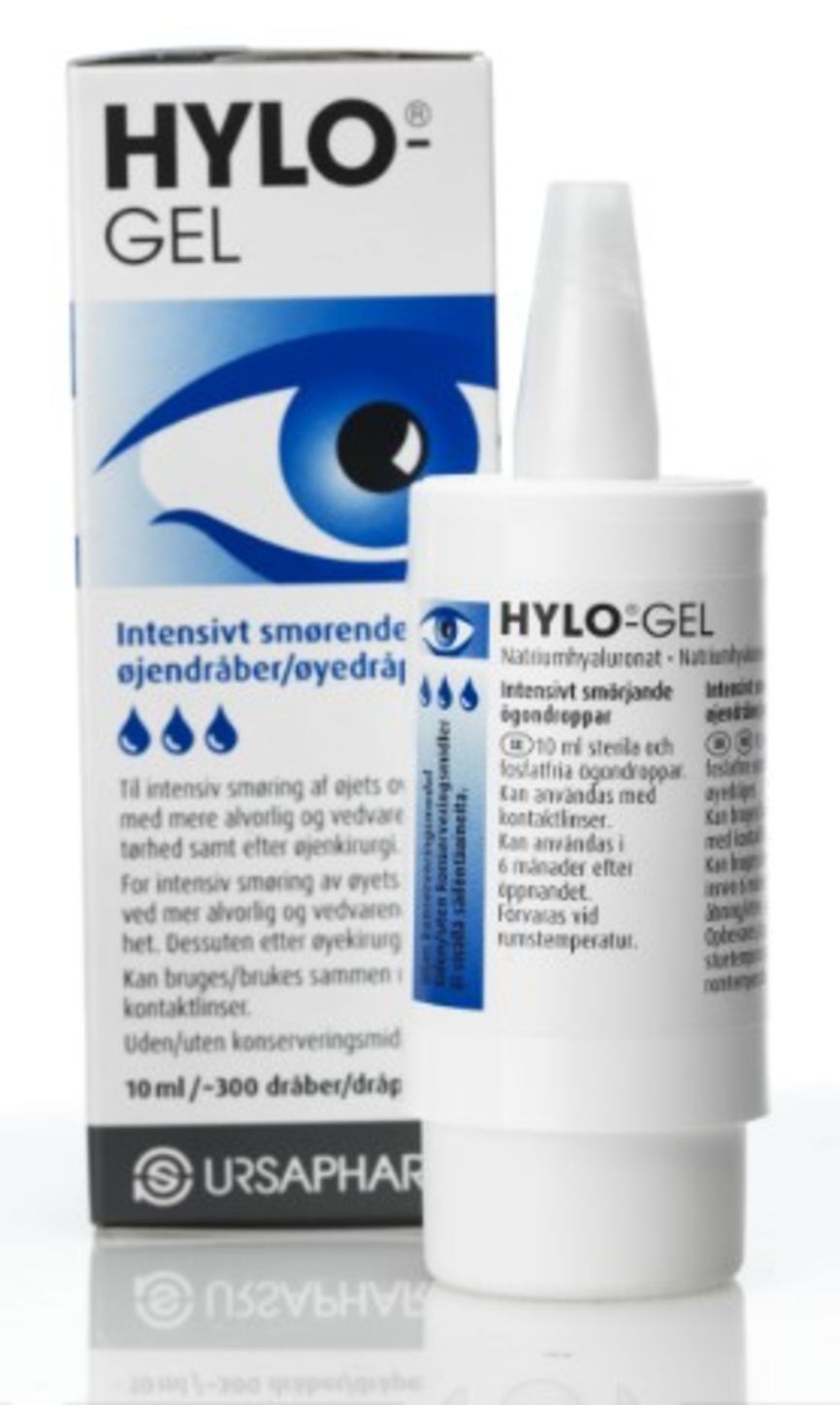 Hylo-Gel fuktende øyedråper 10 ml