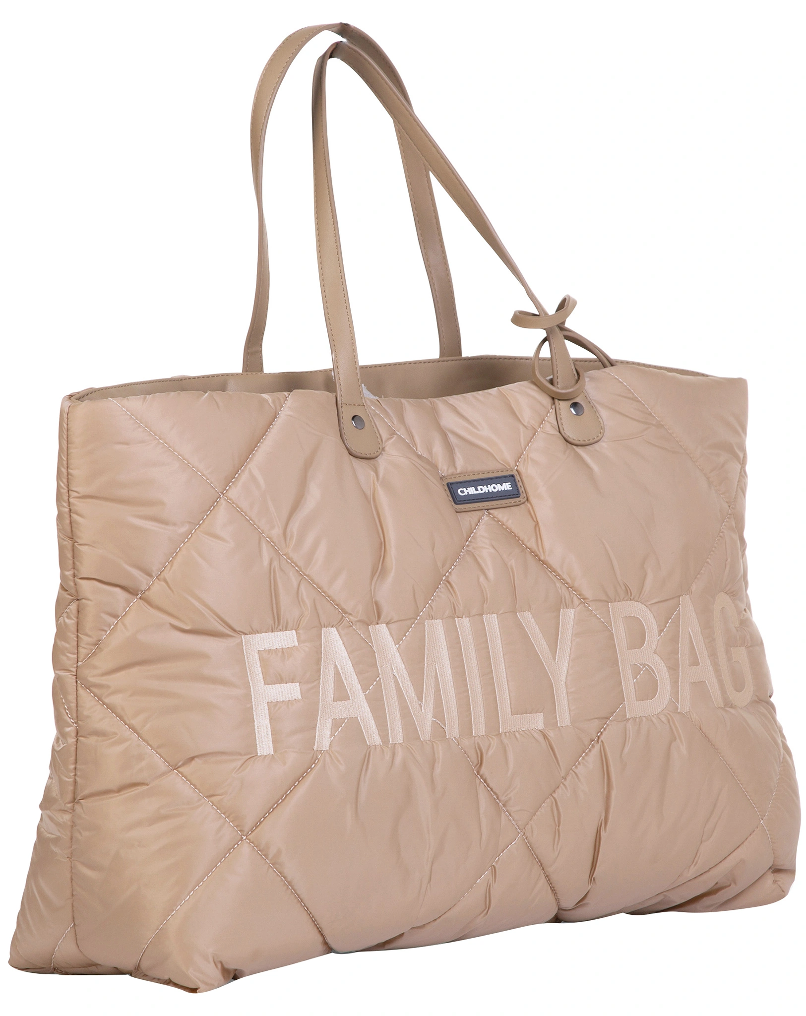Wickeltasche FAMILY BAG QUILTED (55x18x40) in beige