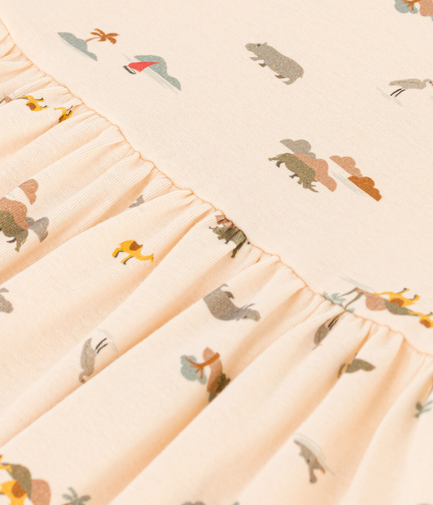 Robe imprimée en coton enfant fille