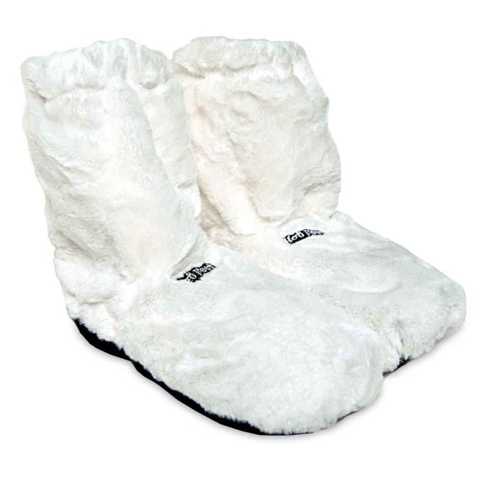 Hot Boots Deluxe - Mikroovnsfutter - Støvler - Hvid