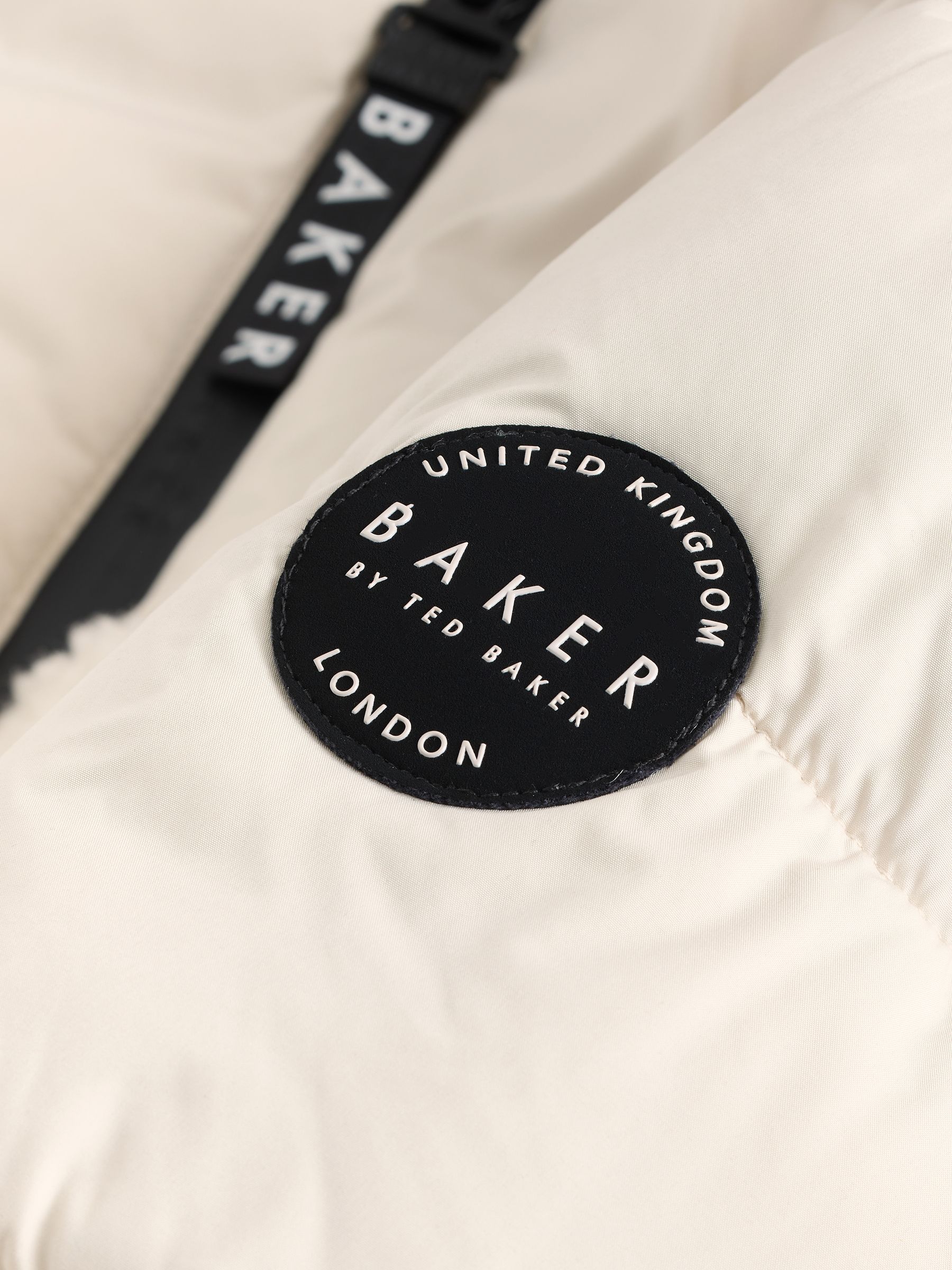 Baker by Ted Baker Neutral Borg Padded Coat