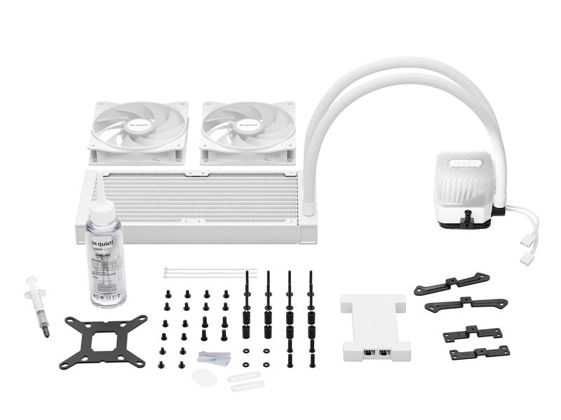 be quiet! Wasserkühlung Light Loop 240 mm Weiss Leisutngsvoller und leiser Wasserkühler mit drei Lüfter