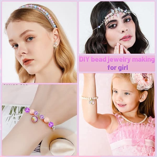 DIY Pärlset Unicorn Charmset för Barn och Smyckesälskare