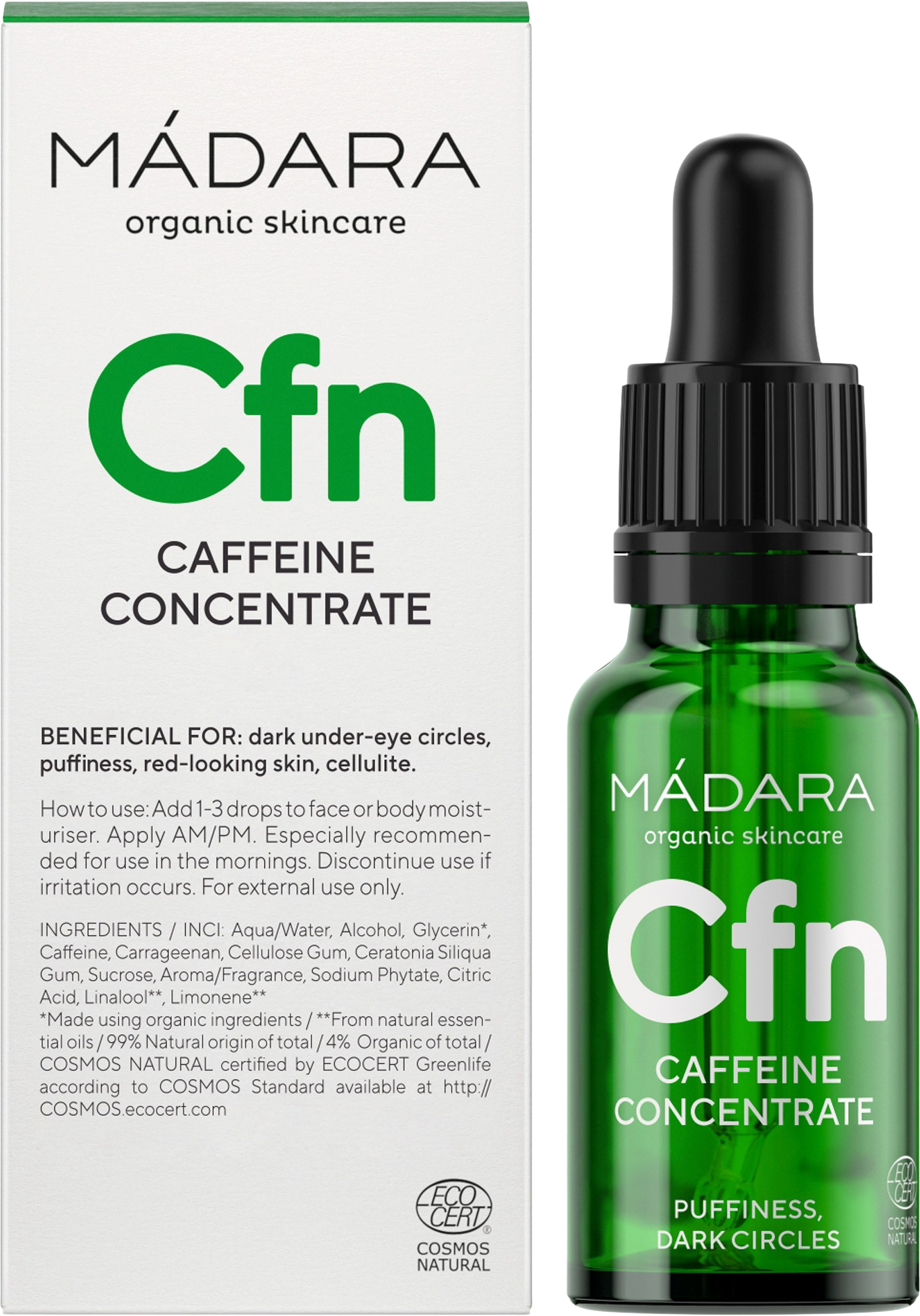 MÁDARA Organic Skincare  Custom Actives Caffeine Concentrate, 17,50 ml