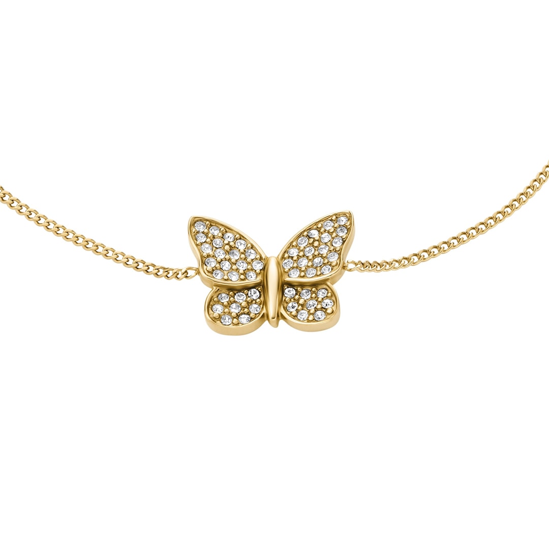 Fossil Sutton Armband Pave Butterfly