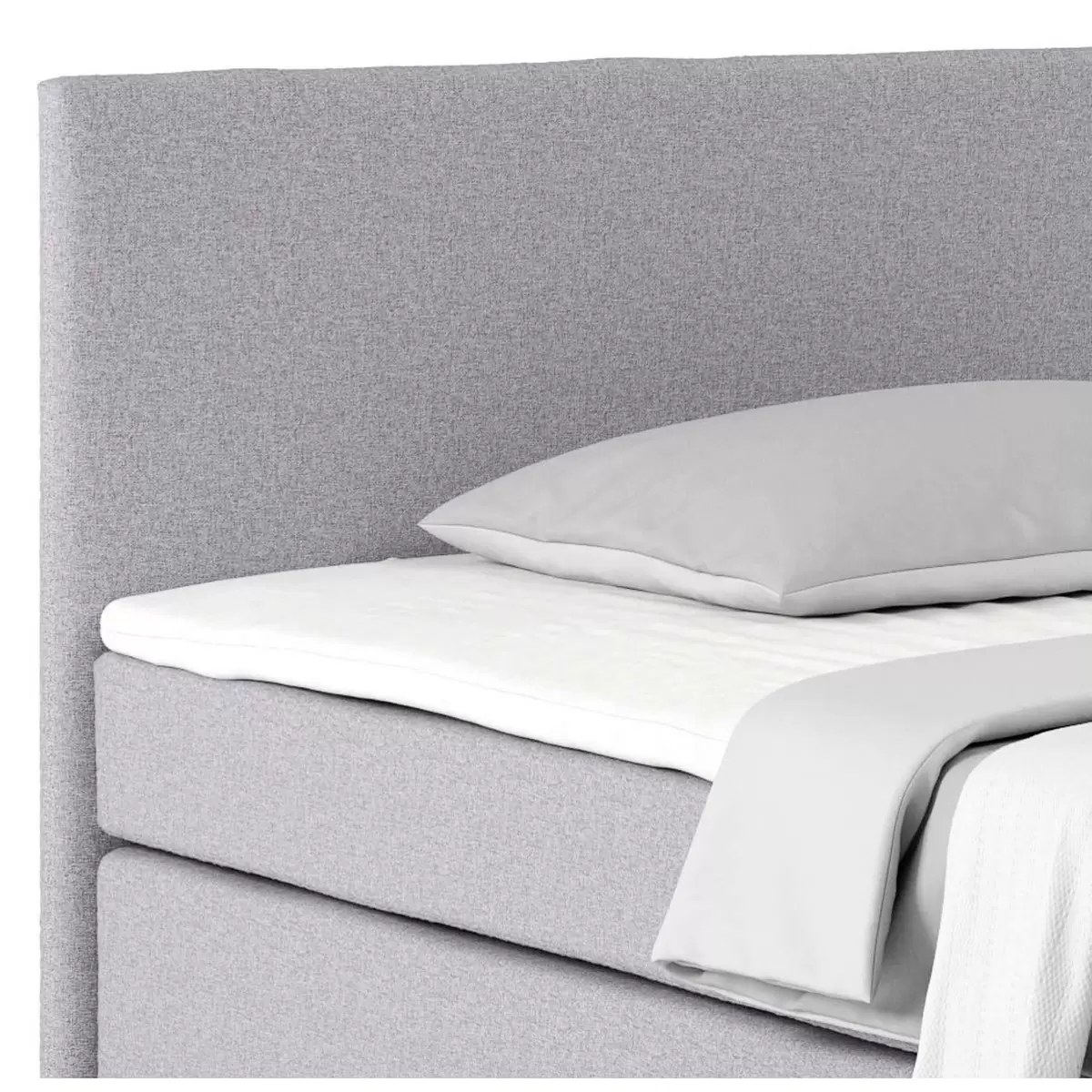 Boxspringbett Nero 140 x 200 Grau