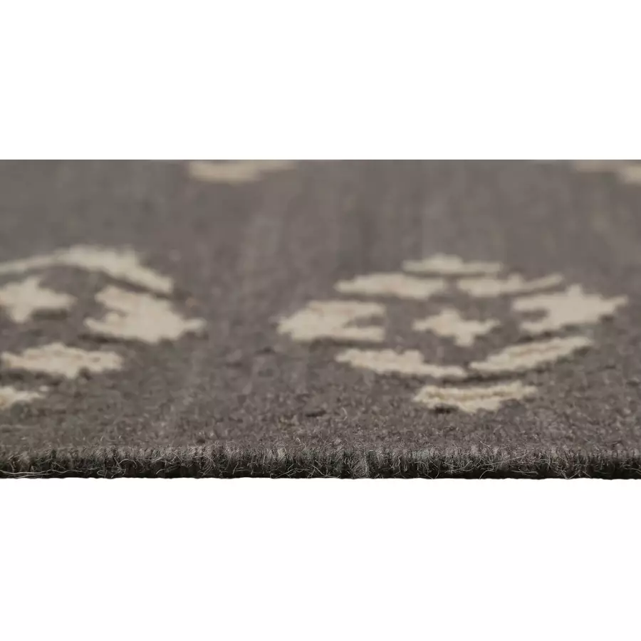 Green Looop Handweb-Teppich Belmont grau