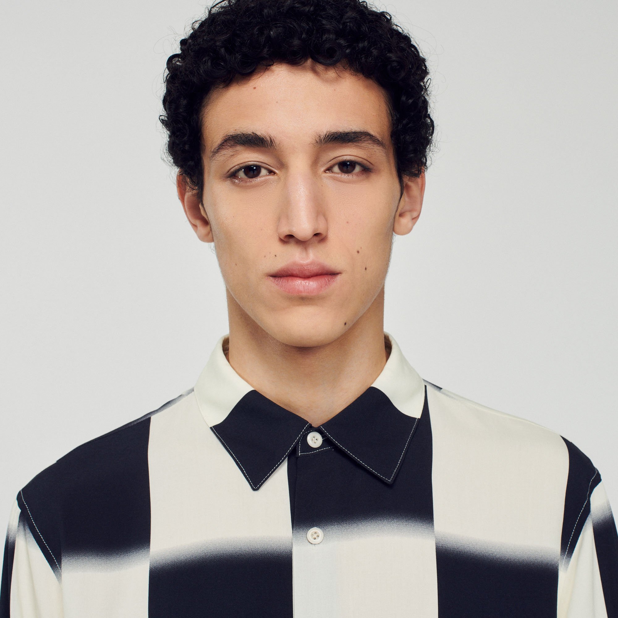 Chemise fluide imprime carreaux