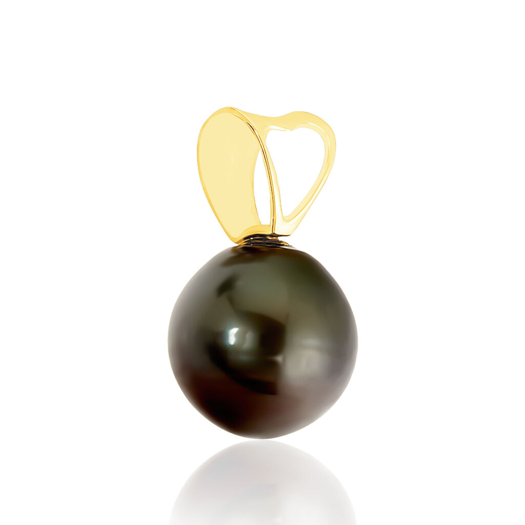 Pendentif Louizon Or Jaune Perle De Culture De Tahiti