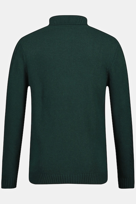 STHUGE Pullover, Rollkragen, Zopfstrick, bis 8 XL