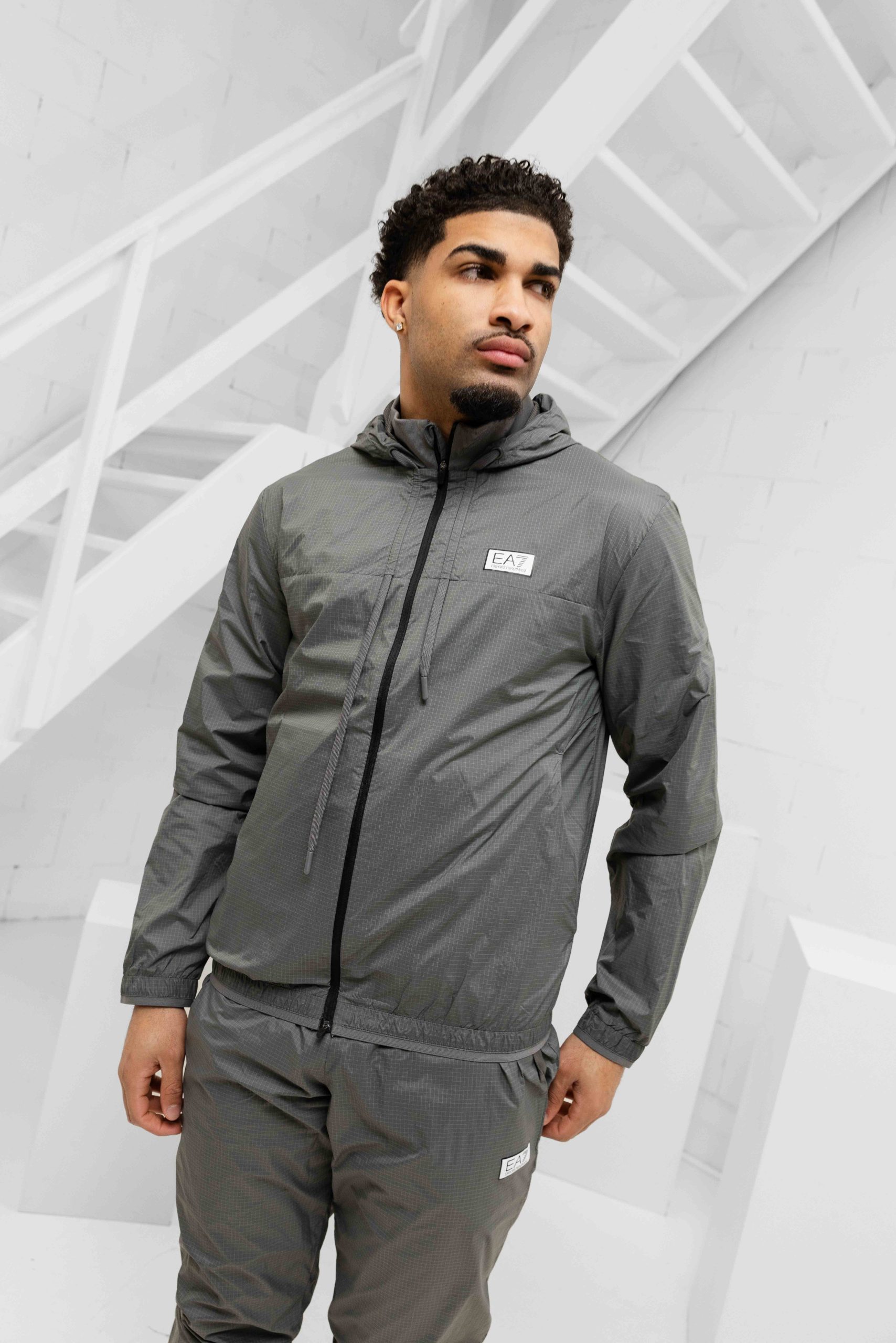 EA7 Emporio Armani 7M001383 Trainingspak Heren Grijs