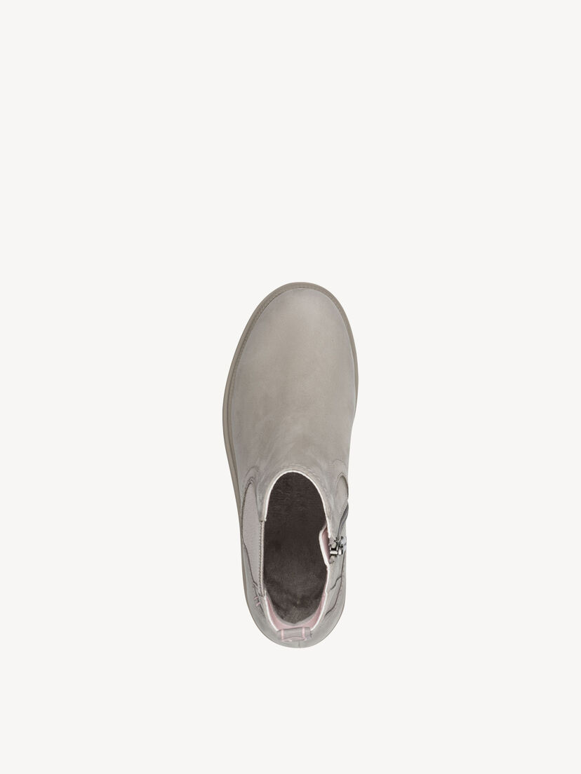 Leren Chelseaboot - grijs