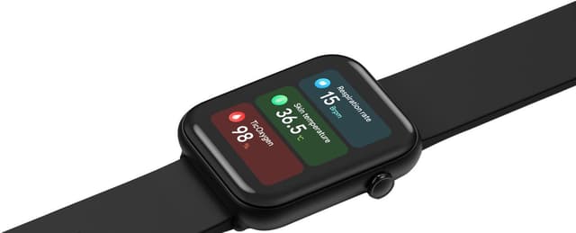TicWatch Smart Watch GTH Smart ure, Touchscreen, Vandtæt, Bluetooth, Sort