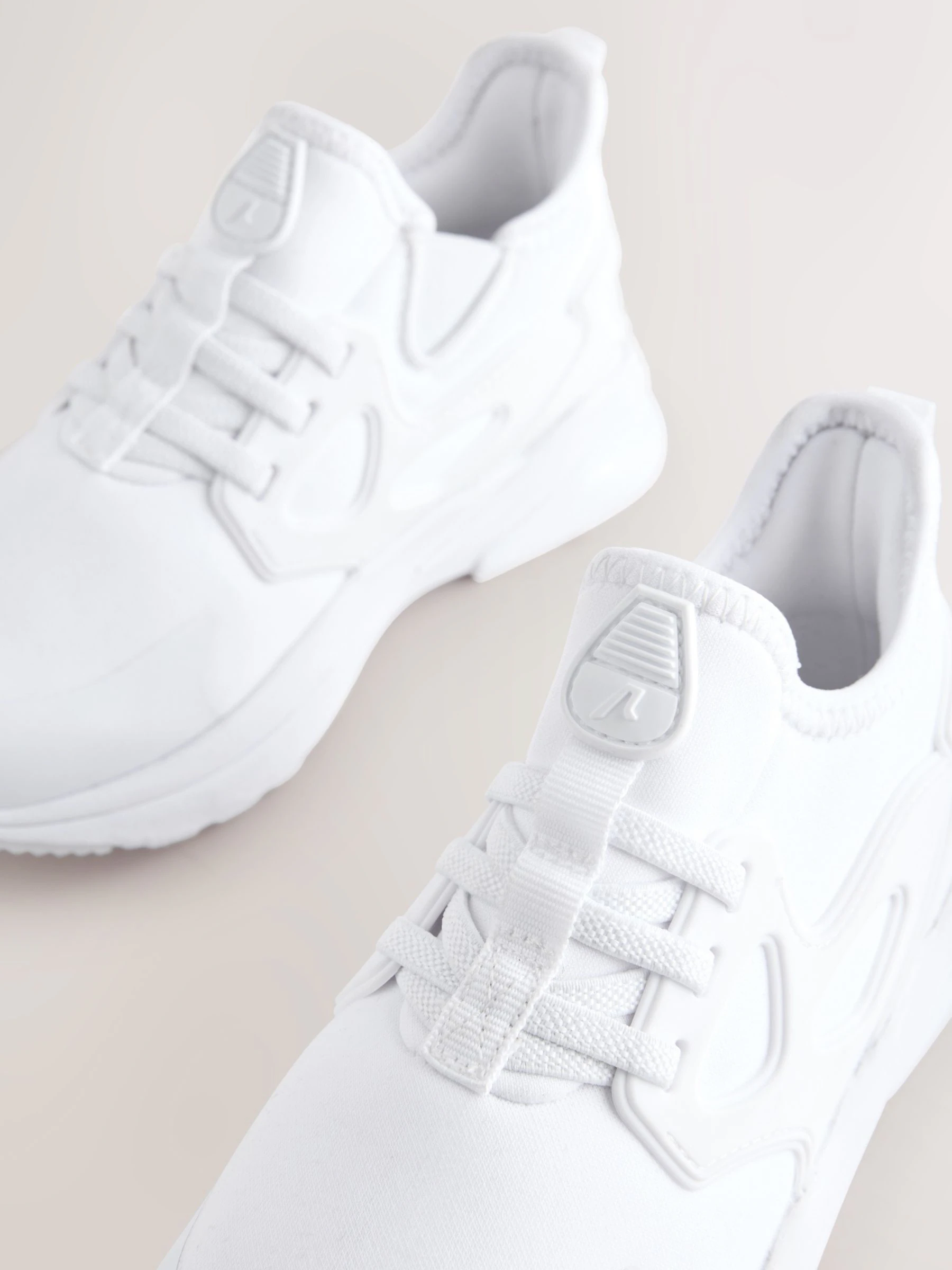 Wit - Elastische sportschoenen