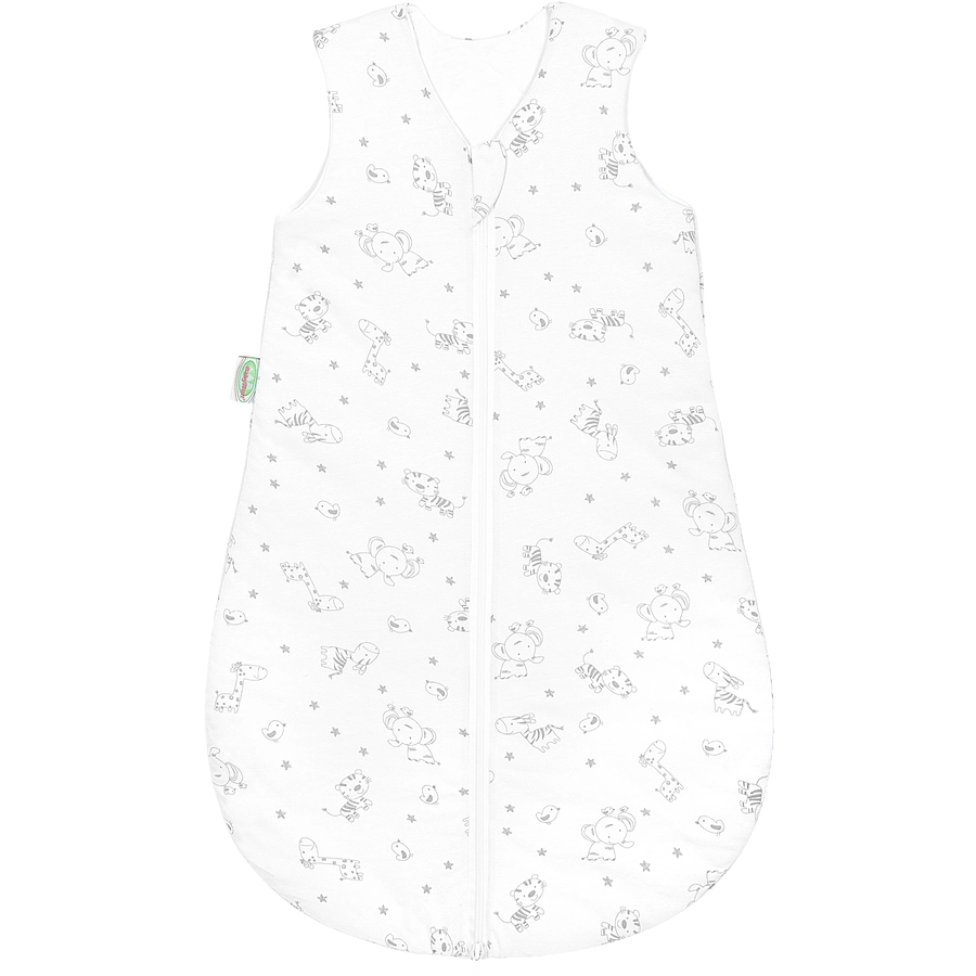 ODENWÄLDER Jersey-Sommerschlafsack animal farm white