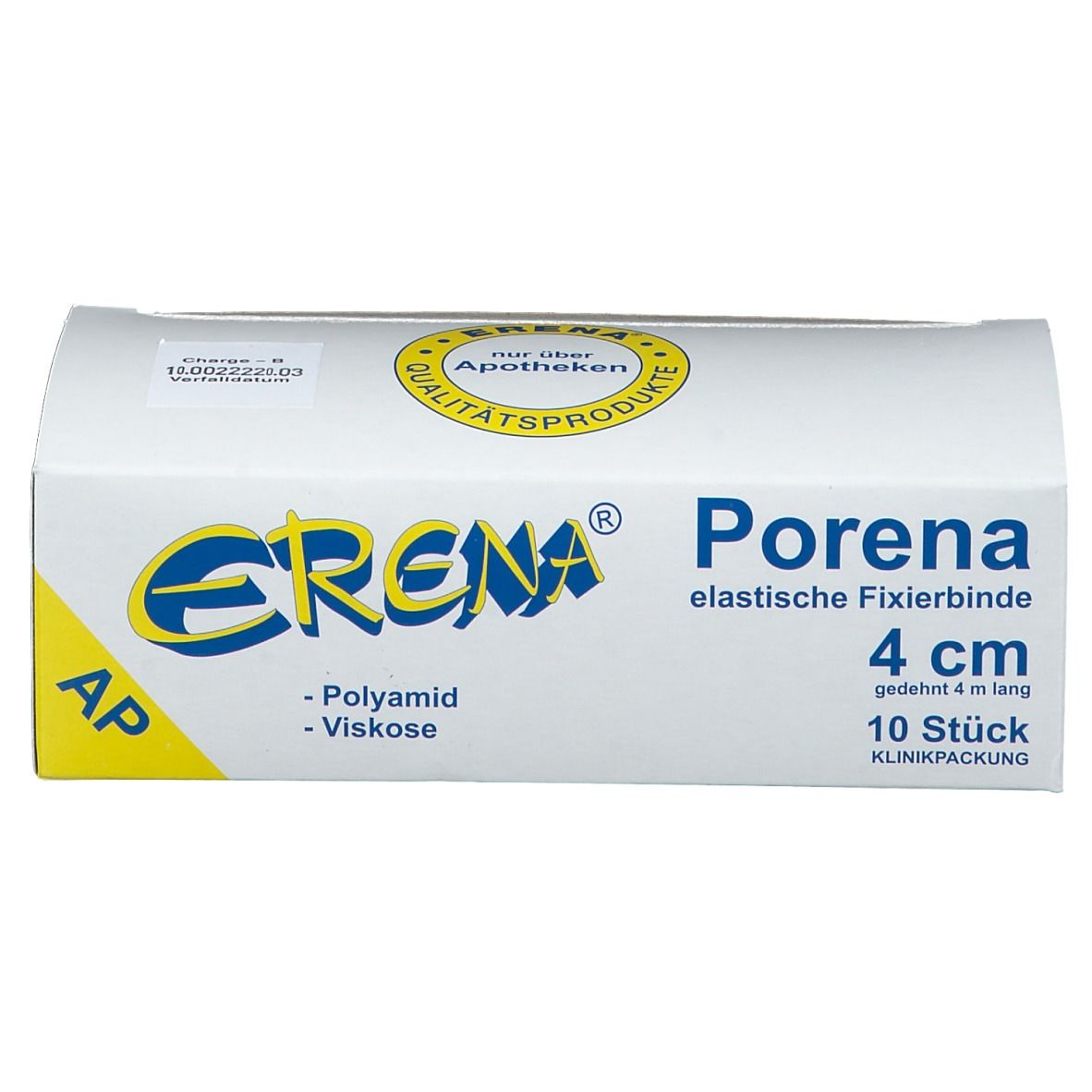 ERENA® Porena elastische Fixierbinde 4 cm x 4 m