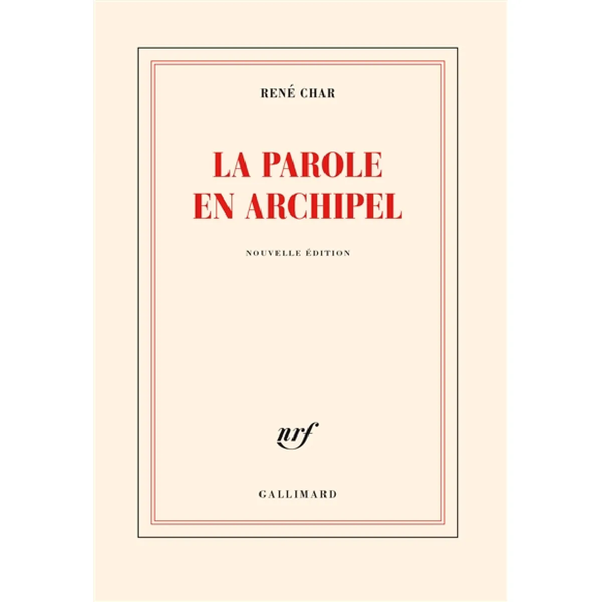La Parole en archipel · Occasion