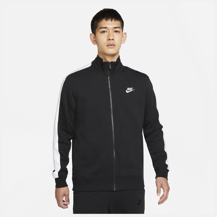 Nike Veste NSW Club Fleece - Noir/Blanc