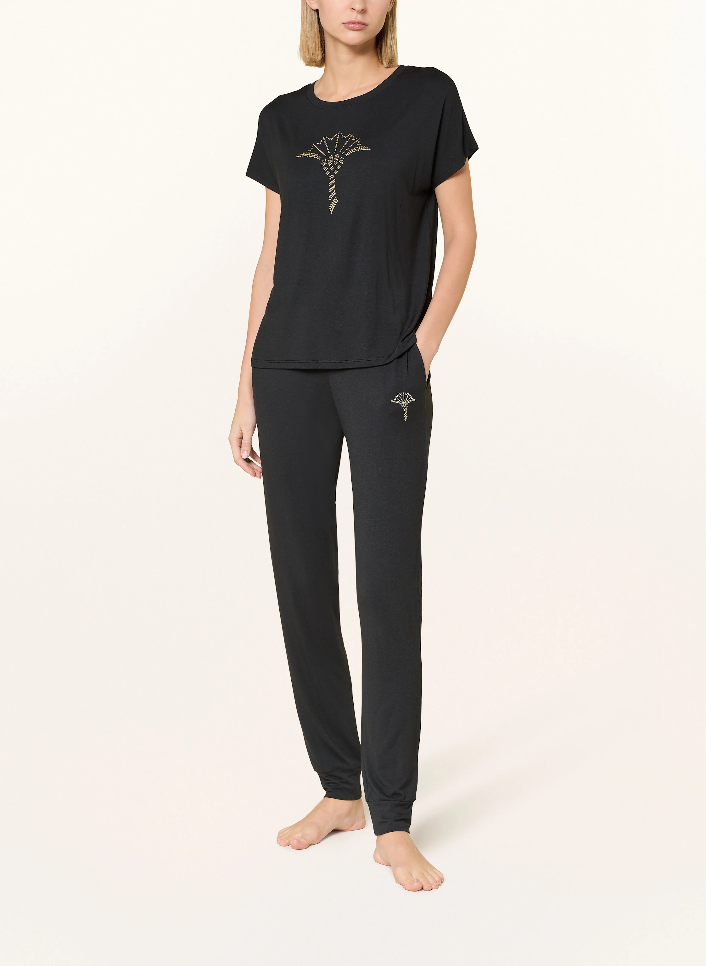 JOOP! Schlafshirt mit Schmucksteinen