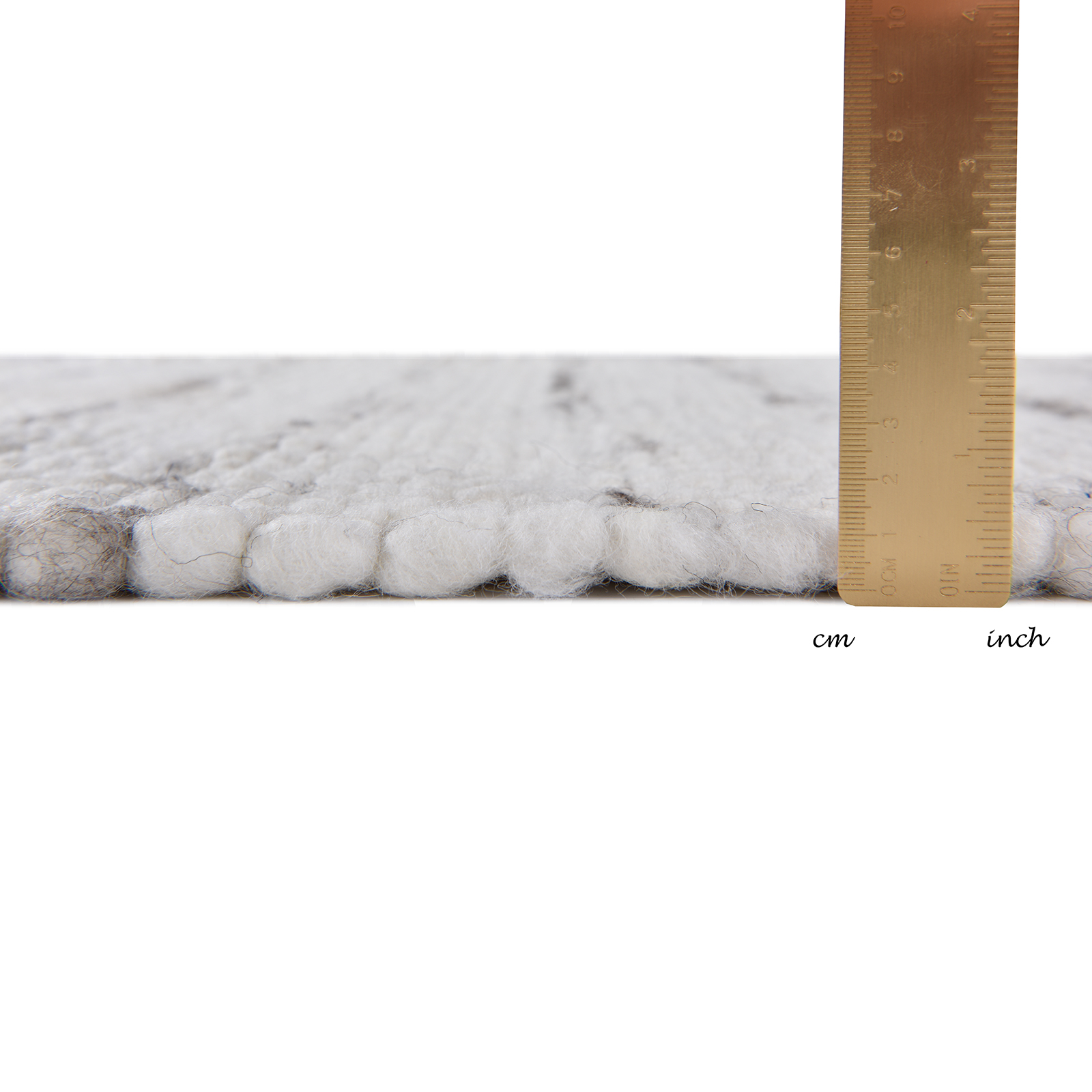 Teppich - natural grey - handgewebt - 60x90 cm