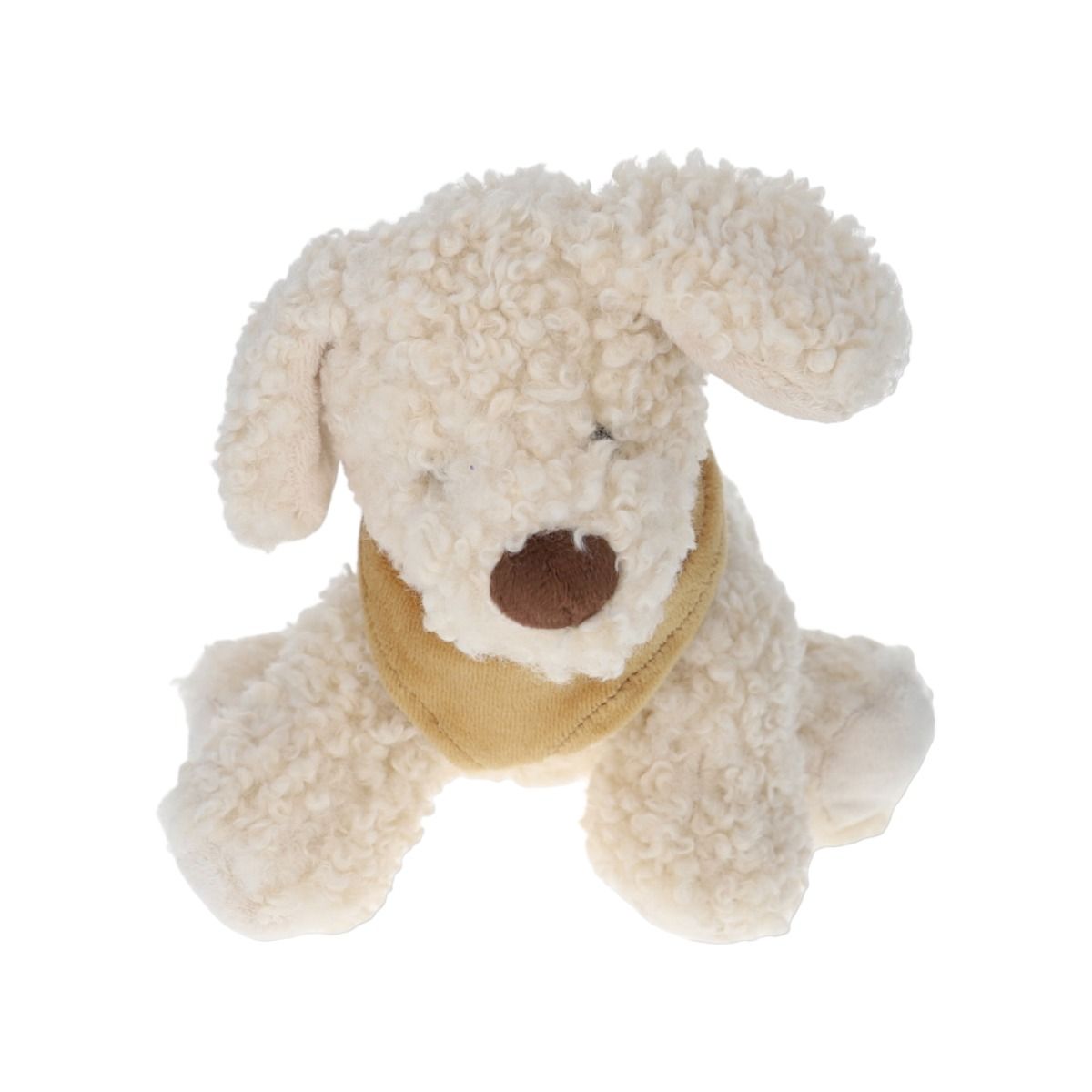 Peluche bichon bouclette écru Frisette